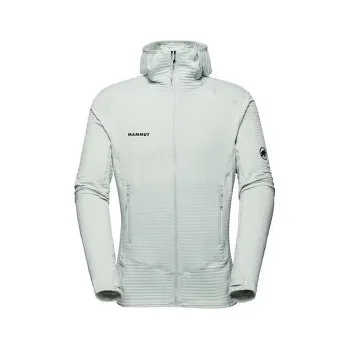 Pánská mikina Mammut Taiss Light ML Hooded Jacket Men 1288 silver sage zelená M