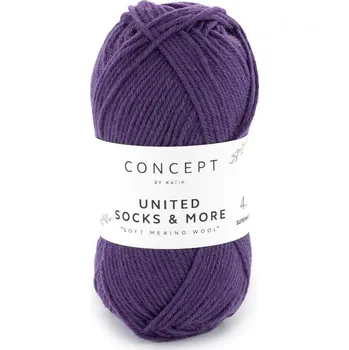 Příze Příze Katia United Socks & More 011 Blackberry