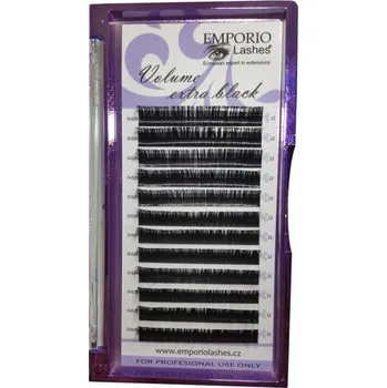 Umělé řasy Řasy objemové extra černé VOLUME EXTRA BLACK jedna délka - D EMPORIO Lashes