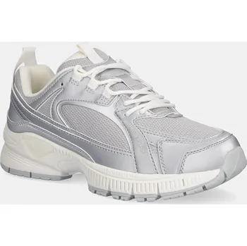 Pánská obuv Tenisky Armani Exchange pánské, stříbrná barva, XM001690 AF17453 MZ127 XM001690.AF17453.MZ127 SLV, EUR 46