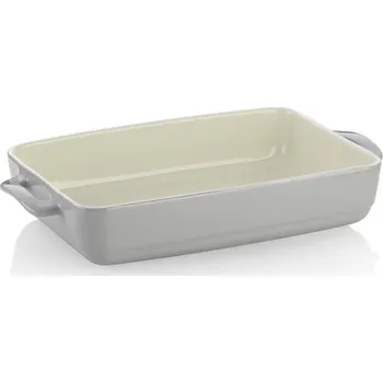 zapékací misa a miska KELA Zapékací mísa keramická MALIN 37,5 x 22 cm šedá KL-15293