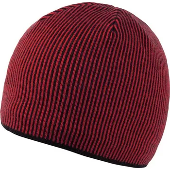 Čepice Zimní čepice Stripe červená (05) UNI