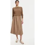 Marella Trapézová sukně Cairo 2523106074 Béžová Regular Fit 38