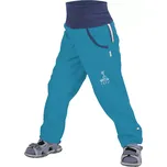 Unuo Dětské softshellové kalhoty bez zateplení Modrozelená Aqua 104/110