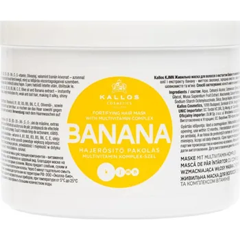 Vlasová regenerace Kallos Banana Fortifying Hair Mask 500 ml