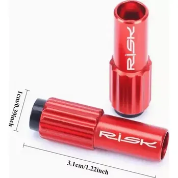 Brzda na kolo Bike tuning centrum Šroub napínací řadicího a brzdového lanka 2ks 5mm set červená