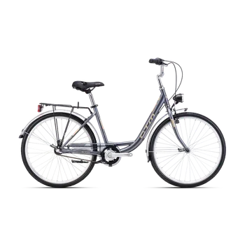 Městské kolo CTM OLIVIA 3.0 matná tmavě šedá