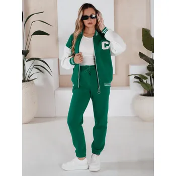 Zelená stylová tepláková souprava CELIA AY0772 Velikost: L