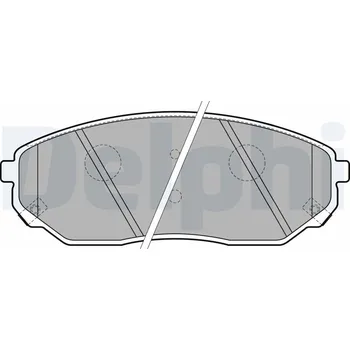 Brzdová destička Sada brzdových destiček, kotoučová brzda DELPHI LP1849