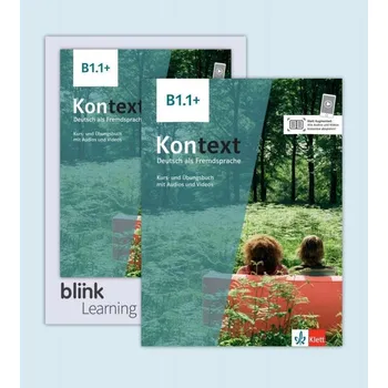 Učebnice Kontext 1 (B1.1+) - Kurs./Übungsbuch Teil 1 + BlinkLearning Blended Bundle (14 Monate)