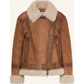 Marc O'polo Denim Dámská Kožená Bunda S Plyšovým Materiálem,...