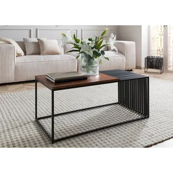 Konferenční stolek Konferenční stolek mango 100x50x44 hnědý olejovaný LOUNGE COLLECTION