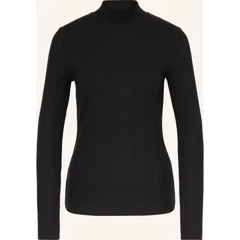 Dámské tričko Efixelle Dámské Tričko S Dlouhým Rukávem, černá, 42