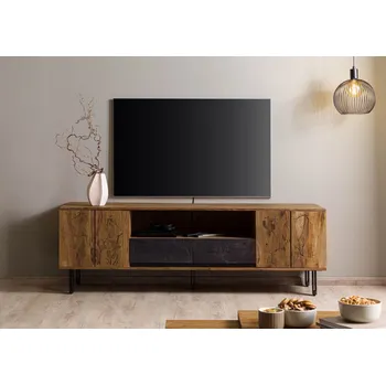 Televizní stolek TV stolek Palisandr 185x45x60 přírodní neošetřená LICHTENBERG