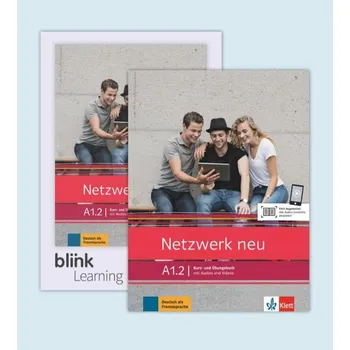 Německý jazyk Netzwerk neu A1.2 - Kurs./Übungsbuch Teil 2 + BlinkLearning Blended Bundle (14 Monate)