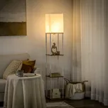 Stojací lampa se 3 přihrádkami | bílá