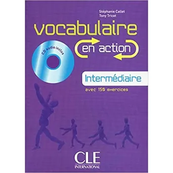 Francouzský jazyk Vocabulaire en action A2: Livre + CD audio + corrigés