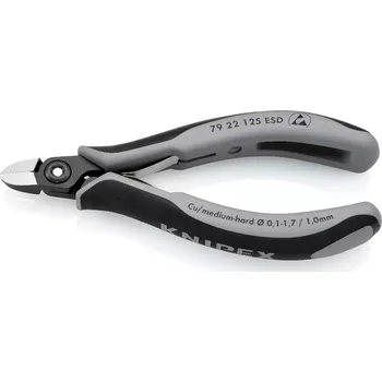 Ruční nářadí Boční štípací kleště, pře sné 7922 ESD 125mm KNIPEX