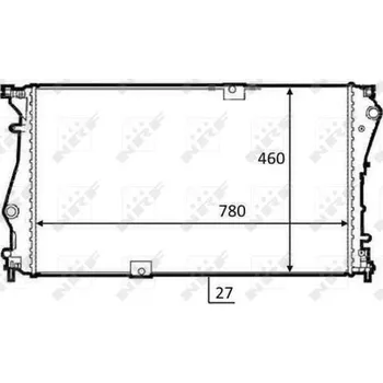 Chladič motoru Chladič, chlazení motoru NRF 58498
