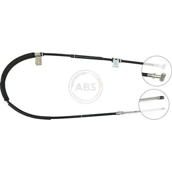 Lanko parkovací brzdy Tažné lanko, parkovací brzda A.B.S. K19677
