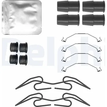 Přislušenství brzdového systému Sada příslušenství, obložení kotoučové brzdy DELPHI LX0783