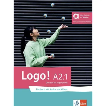 Německý jazyk Logo! A2.1 – Hybride Ausgabe – Kursbuch + MP3/Video allango.net + Lizenz (24 Monate)