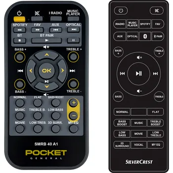 Dálkový ovladač SILVERCREST SMRB 40 A1 - dálkový ovladač duplikát