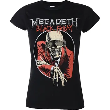 Dámské tričko Tričko metal dámské Megadeth - Black Friday - ROCK OFF - MEGATS32LB - L
