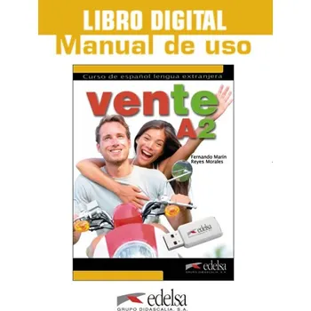 Španělský jazyk Vente A2 Libro Digital/Manual De Uso + flashdisk