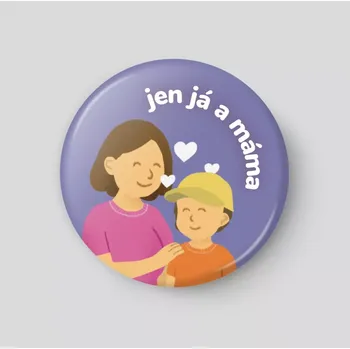 Magnetická kreslící tabulka Jen já a máma - plánovací magnetka