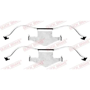 Přislušenství brzdového systému Sada příslušenství, obložení kotoučové brzdy OJD Quick Brake 109-1659