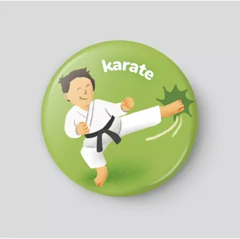 Magnetická kreslící tabulka Karate - plánovací magnetka