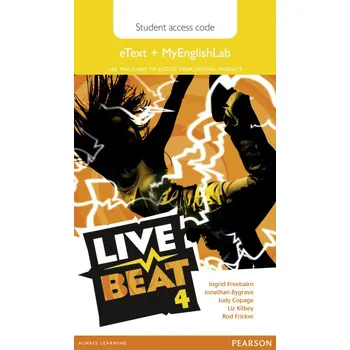 Anglický jazyk Live Beat 4 eText and MyEnglishLab Access Card