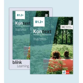 Učebnice Kontext 1 (B1.2+) - Kurs./Übungsbuch Teil 2 + BlinkLearning Blended Bundle (14 Monate)