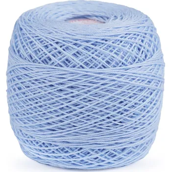 Příze Kordonet 10; 15; 30; 50; 60; 80, barva 5424 30 modrá světlá