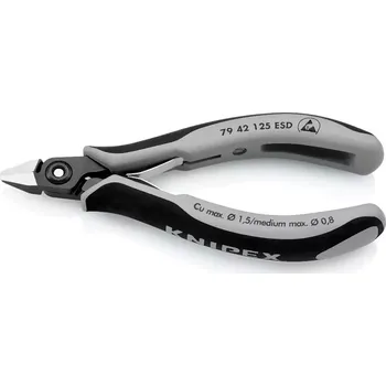 Ruční nářadí Boční štípací kleště, pře sné 7942 ESD 125mm KNIPEX
