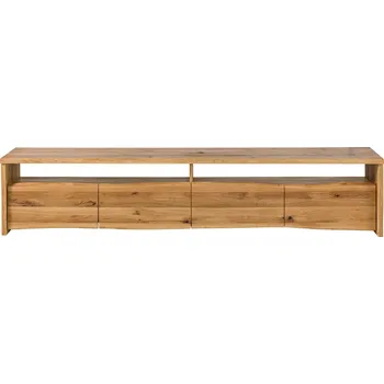 Televizní stolek TV stolík z divokého dubu 240x45x50, prirodzene olejovaný PURE OAK