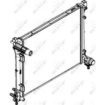 Chladič motoru Chladič, chlazení motoru NRF 58432