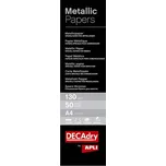 Metalický papír A4 130 g - perleťový 50 ks