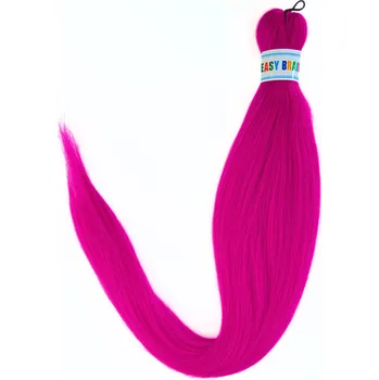 Barevné syntetické vlasy na zaplétání, dredy KANEKALON EASY BRAID II 3PINK