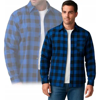 Pánská košile FLANELOVÁ KOŠILE pracovní kostkovaná ČESKÁ VÝROBA 100% BAVLNA