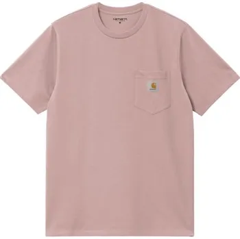 Pánská móda TRIKO CARHARTT WIP Pocket S/S - růžová - XL + při osobním odběru 903 Kč