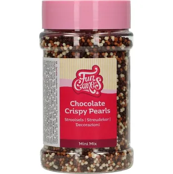 Čokoláda FunCakes Chocolate Crispy Pearls - perličky čokoládový mix 175 g