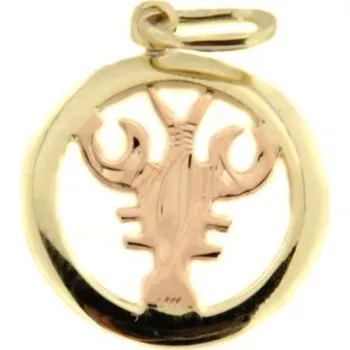 Přívěsek Přívěsek měsíční znamení z kombinovaného zlata
