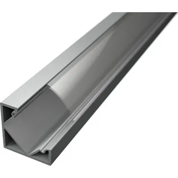 LED páska Ledshopik LED profil rohový ALPI 45-BIG - LED profil 45-BIG - 1m