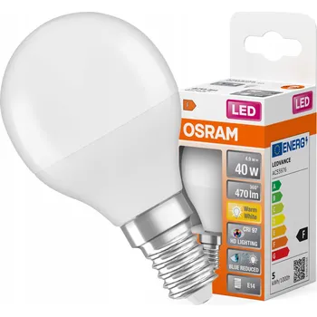 Žárovka Žárovka Osram E14 4,9 W 470 lm teplá bílá