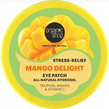 Péče o oční okolí ORGANIK SHOP Přírodní hydrogelové náplasti pod oči s mangem a vitamínem C, 60 ks