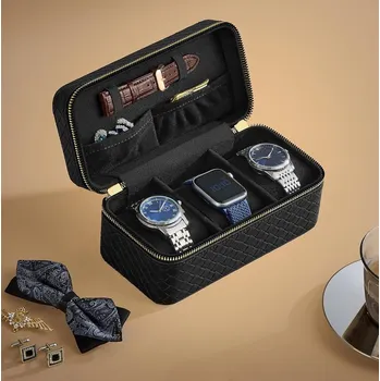 Šperkovnice Box na hodinky se 3 sloty | černá