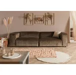 Pohovka 3-místná 286x103x69 Šňůra taupe VALENCIA