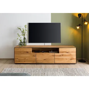 Televizní stolek TV stolek divoký dub 201x53x55 přírodní olejovaná SALZBURG